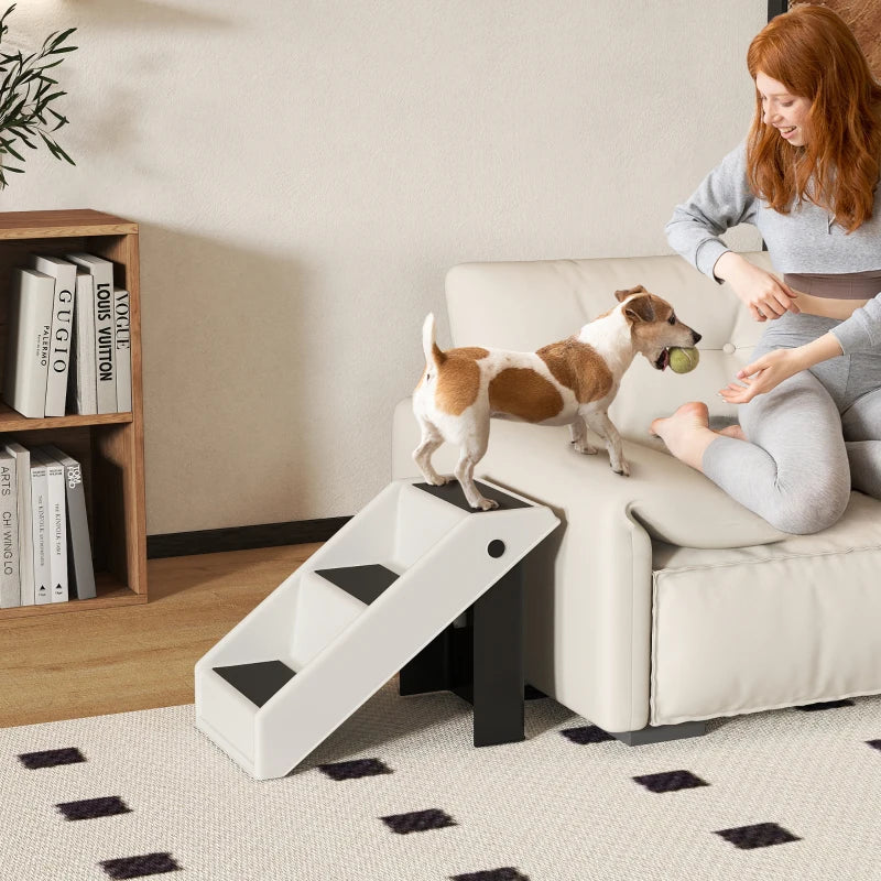 Dog stairs with 3 non-slip steps