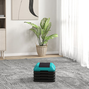 Stepper réglable en hauteur à 5 niveaux bleu