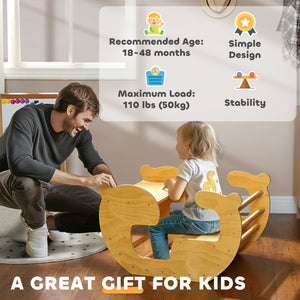 Jouet 2 en 1, escalade et ensemble table et chaises pour enfants