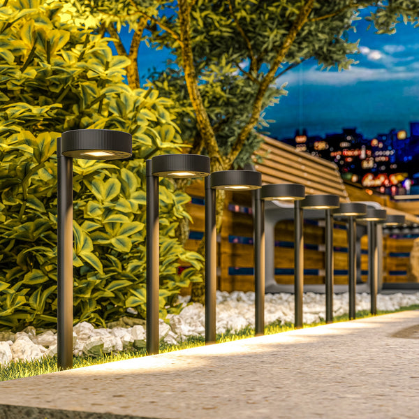 Lot de 8 lampes solaires de jardin