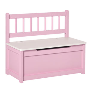 2 in 1 Children's Toy Storage Box, Pink