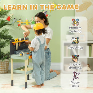 49-Piece Kids Workbench Play Set
