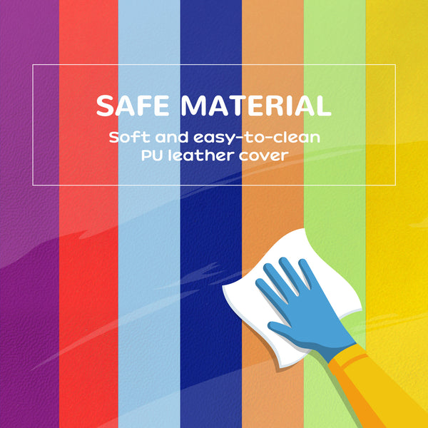 Lot de 7 blocs d'escalade en mousse souple modulaires pour enfants