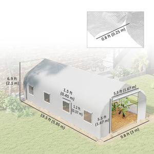 20x10 outdoor greenhouse for seedlings