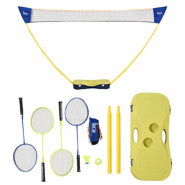 Ensemble de badminton portable avec filet