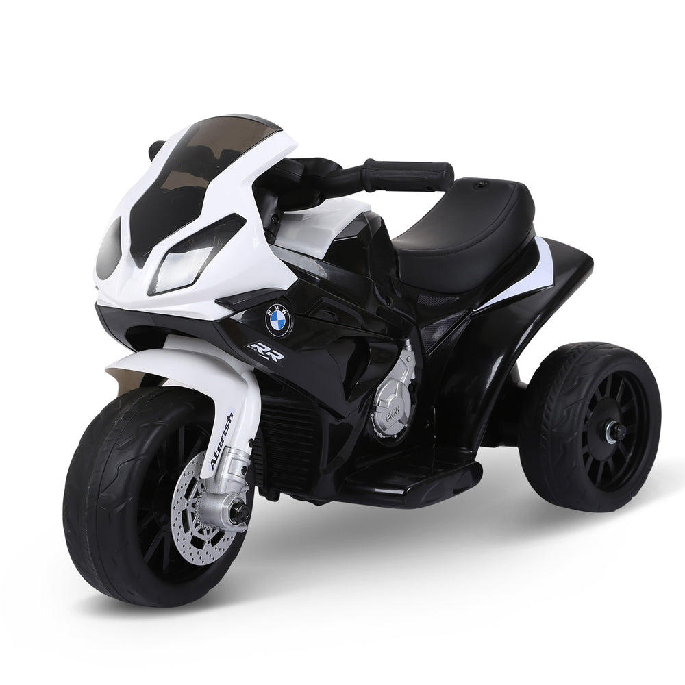 BMW 6 V Motorcycle, with headlight, music, 3 wheels - Black 