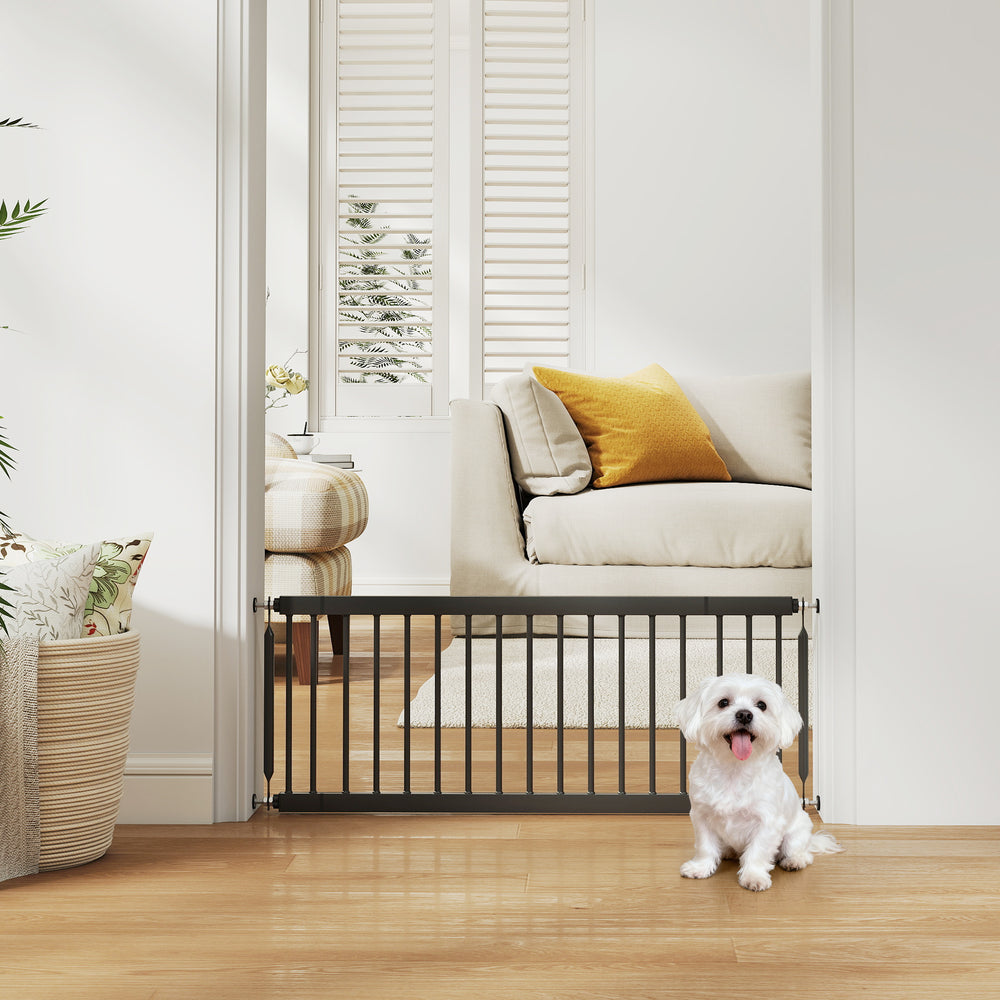 Barrière pour chien, noire