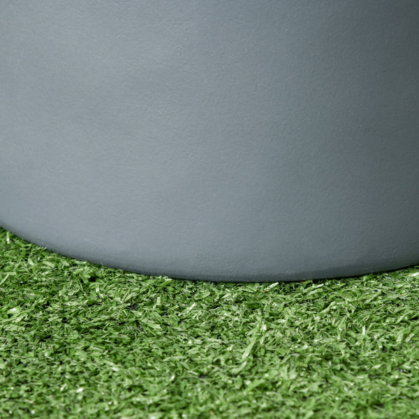 Ensemble de 3 jardinières d'extérieur avec trous de drainage