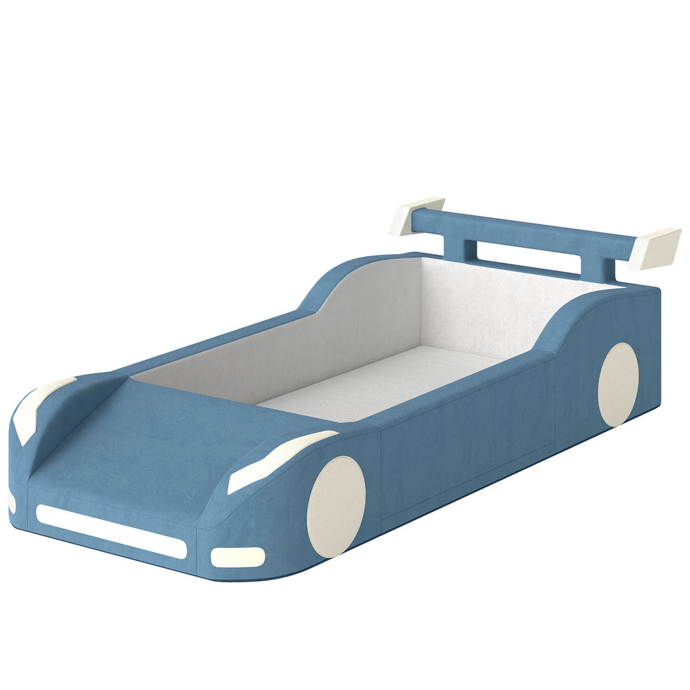 Modules de jeu en mousse voiture avec bassin à balles, bleu