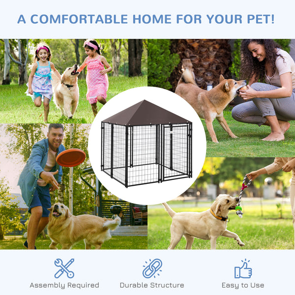 Enclos extérieur en acier soudé verrouillable