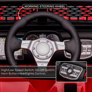 12V Off-Road Car with Remote Control, Red