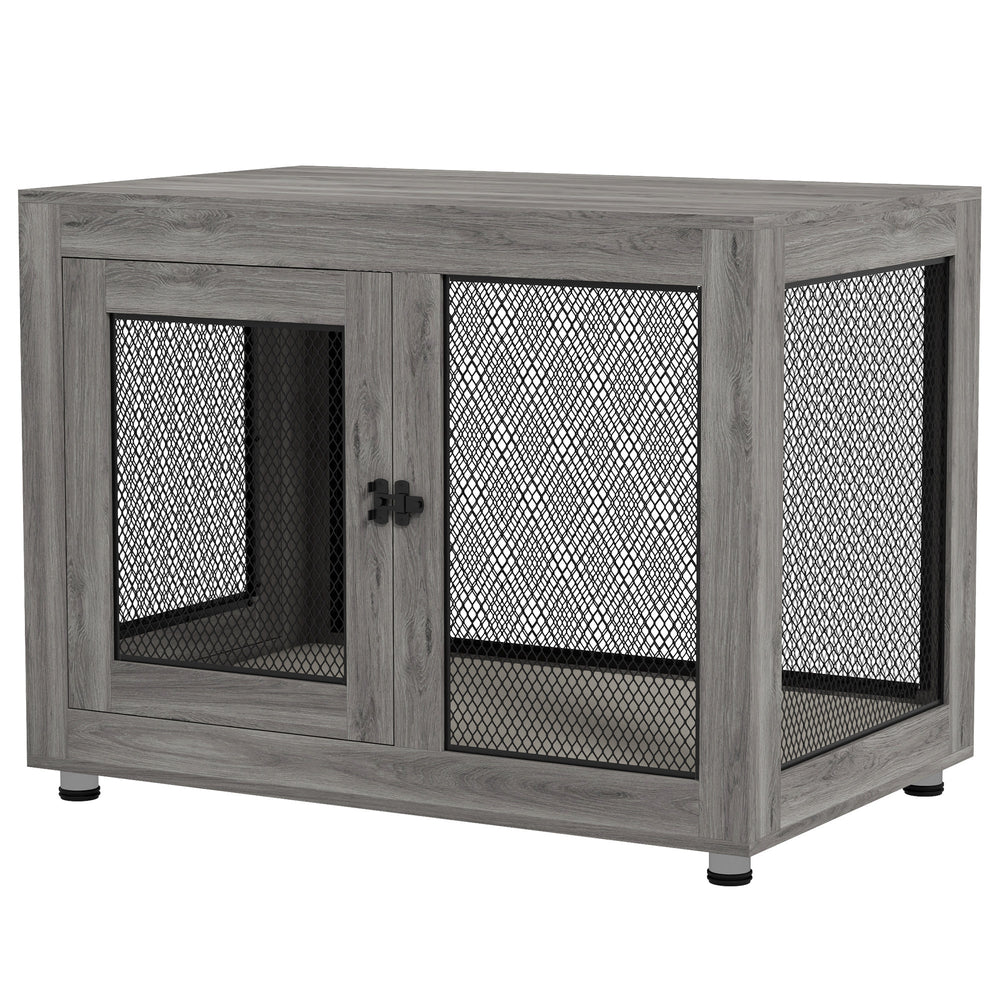 Crate furniture with waterproof cushion, gray