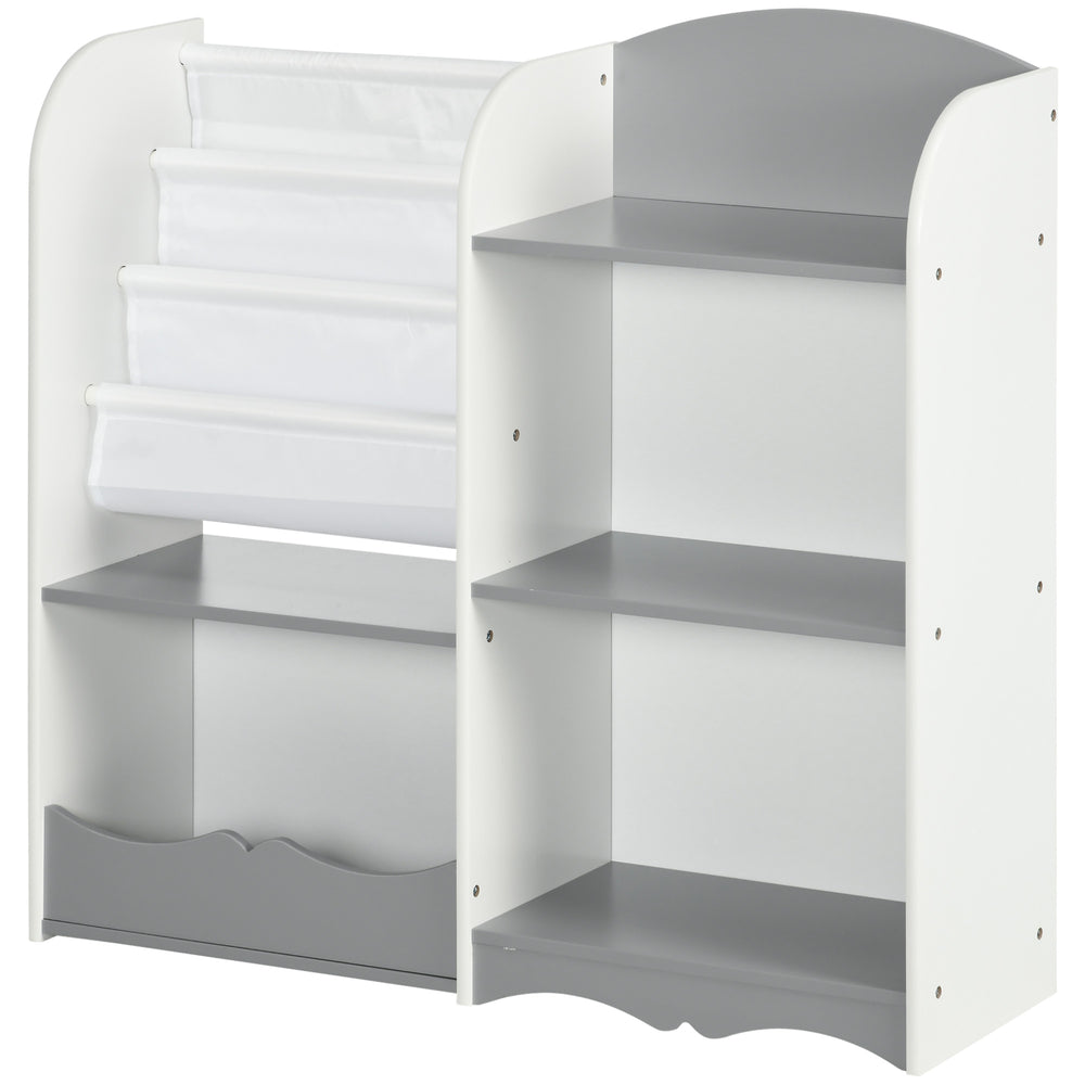 Kids Toy Storage Shelf for Bedroom, Playroom, Nursery, Gray