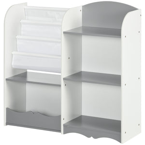Kids Toy Storage Shelf for Bedroom, Playroom, Nursery, Gray