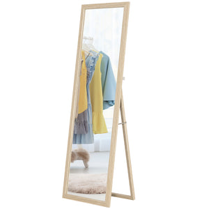 Miroir pleine longueur, beige