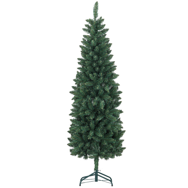 Sapin de Noël artificiel de 6 pieds de haut avec 479 branches et base en acier