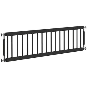 Barrière pour chien, noire