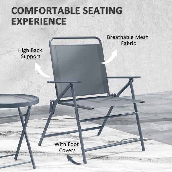 Ensemble bistro d'extérieur 3 pièces