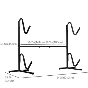 Support de rangement autoportant pour kayaks