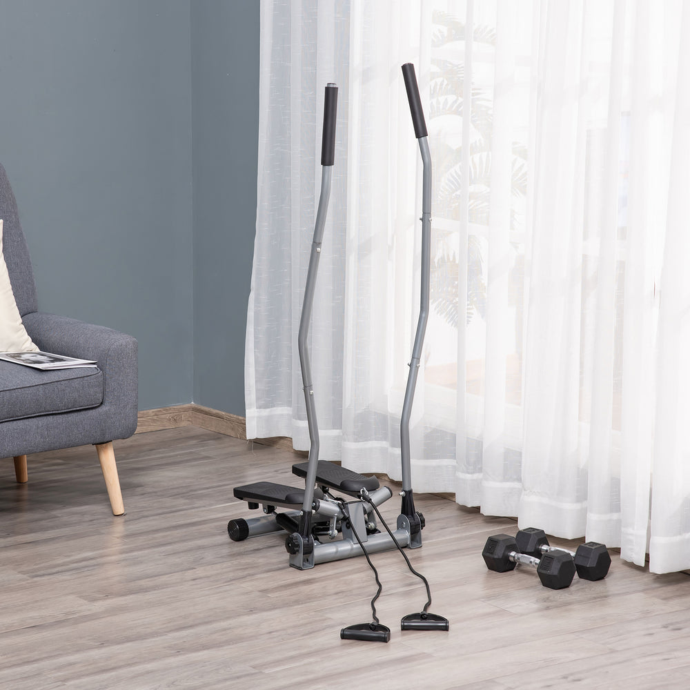 Stepper Twist avec guidon basculant argent