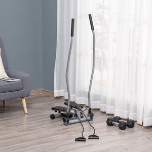Stepper Twist avec guidon basculant argent