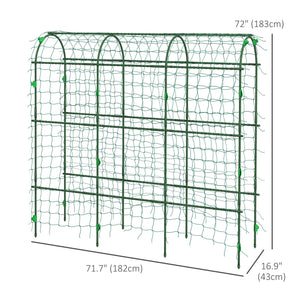 Treillis de jardin en métal pour plantes grimpantes