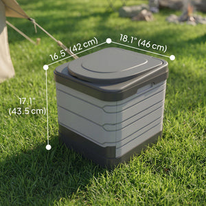Toilettes portables avec 12 sachets de coagulant