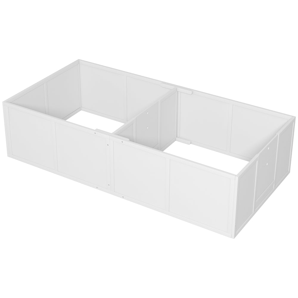 Whelping box with adjustable and removable door
