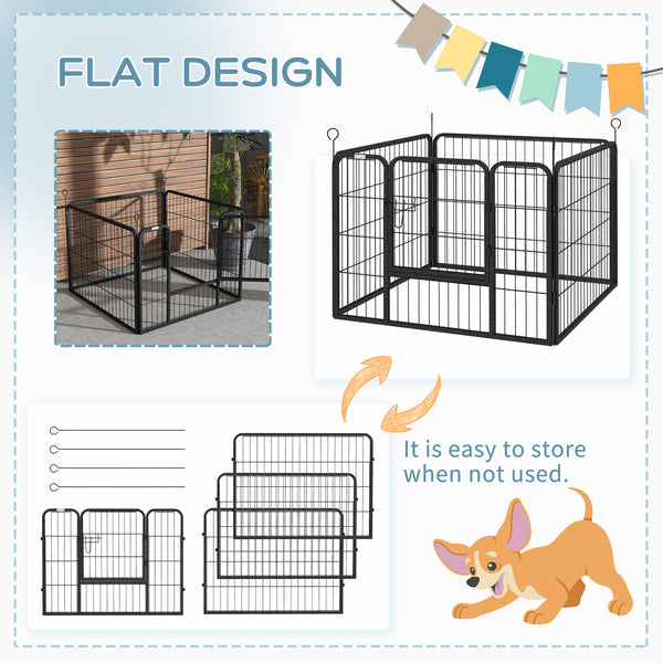 Metal Dog Playpen with Gate