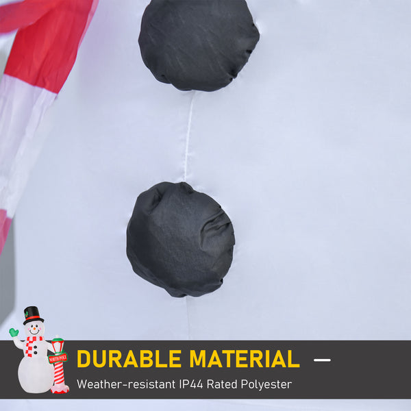 Décoration de Noël gonflable Bonhomme de neige de 7,9 pieds