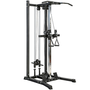 Système de poulie double avec barre de traction et 14 positions réglables