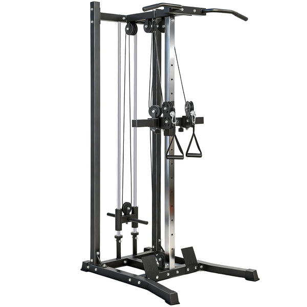 Système de poulie double avec barre de traction et 14 positions réglables