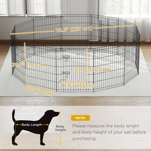 12-Panel Metal Foldable Playpen