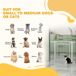 Barrière pour chien avec petite porte