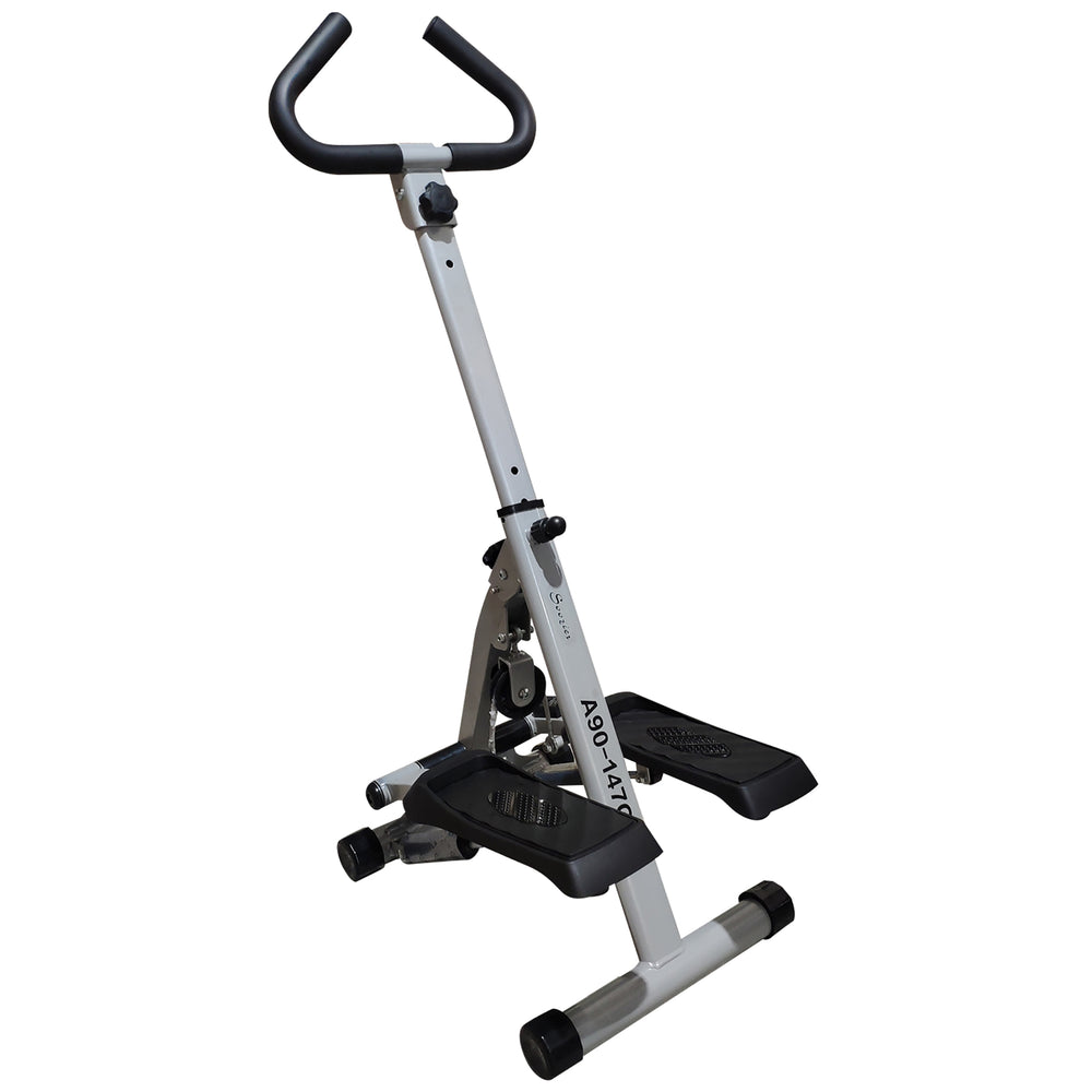 Stepper à hauteur réglable avec écran LCD, noir