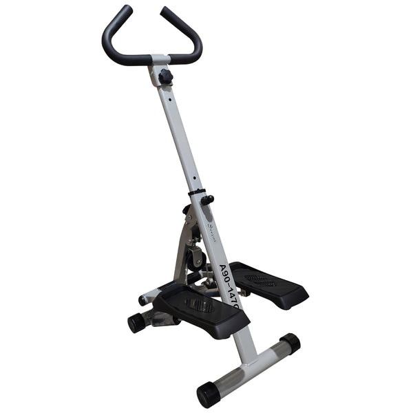Stepper à hauteur réglable avec écran LCD, noir