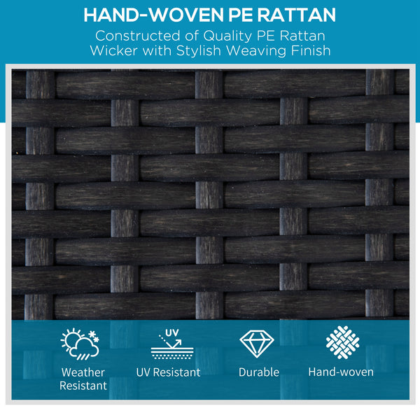 Chaise longue en rotin avec dossier réglable sur 5 niveaux, gris clair