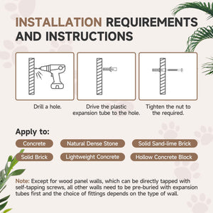 Mur d'escalade pour chat avec griffoir, balles et plateformes, gris foncé