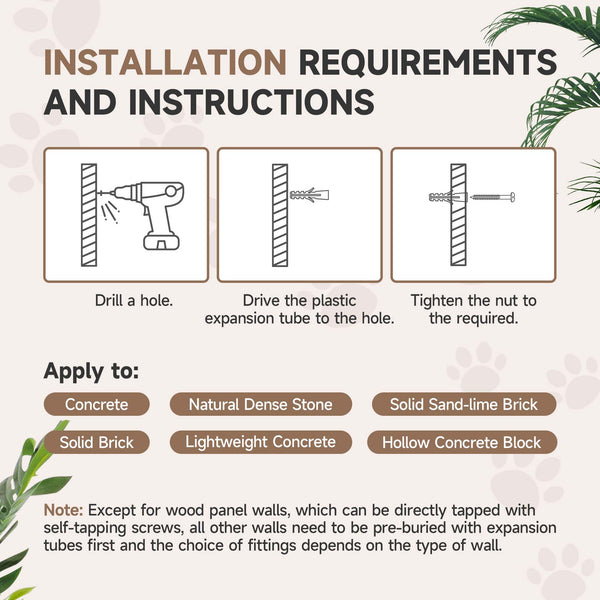 Mur d'escalade pour chat avec griffoir, balles et plateformes, gris foncé