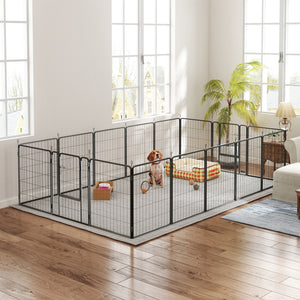 16-panel playpen with strap