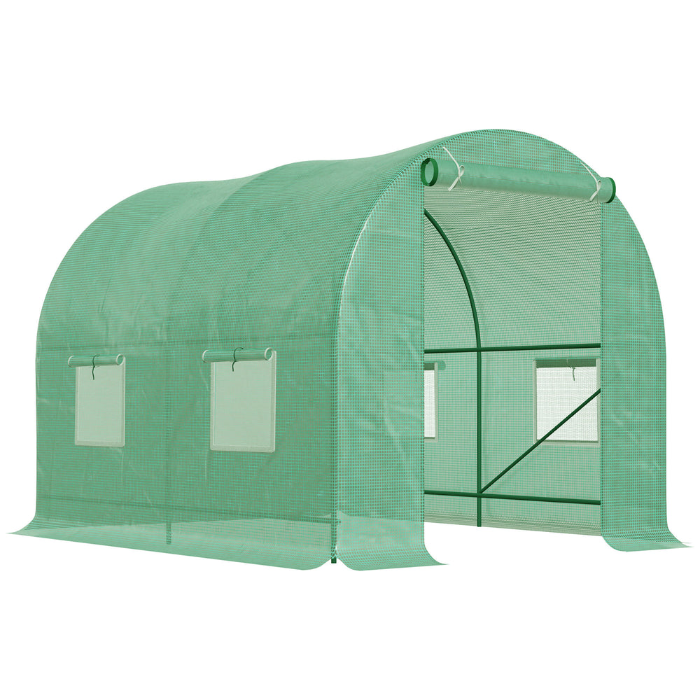 Sturdy garden tunnel greenhouse