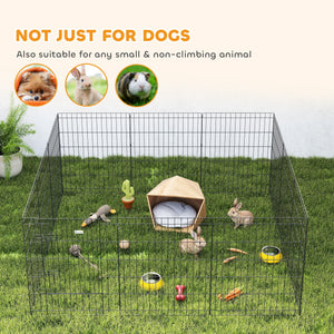 12-Panel Metal Foldable Playpen