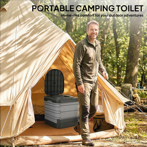 Toilettes portables avec 12 sachets de coagulant