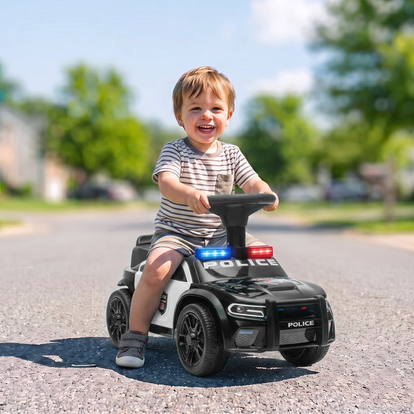 Porteur voiture de police avec musique, 18 à 36 mois