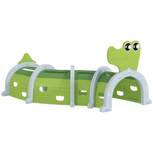 Tunnel Crocodile pour enfants de 3 à 6 ans, vert