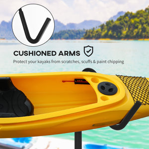Support de rangement autoportant pour kayaks