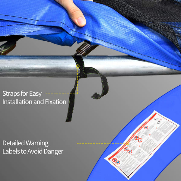 Replacement safety pad for 10-foot trampoline, multicoloured