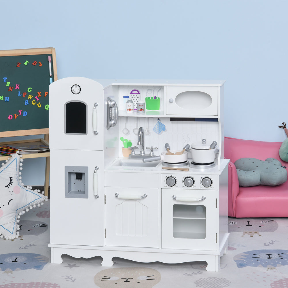Grand ensemble de cuisine pour enfants avec téléphone et distributeur d'eau