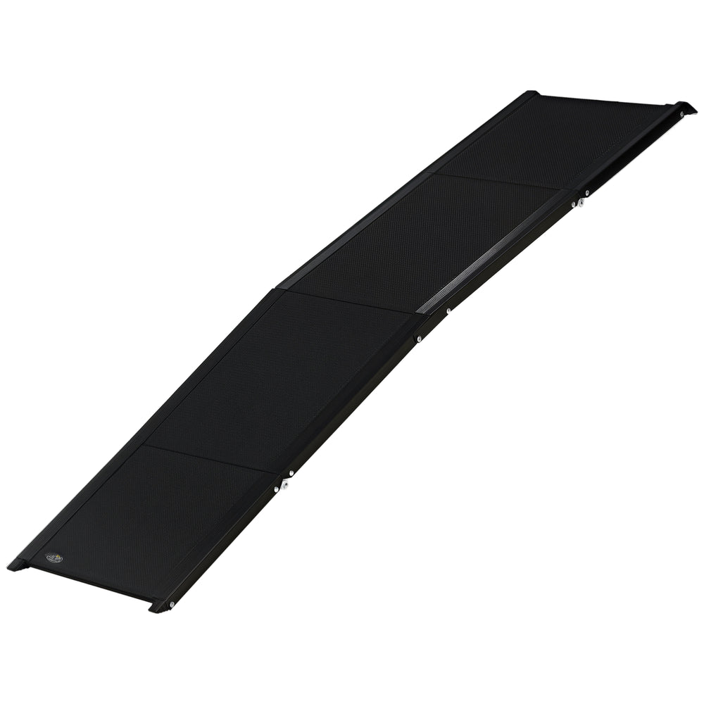 Lightweight portable folding pet ramp, black