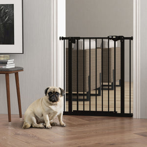 Barrière pour animaux de compagnie, noire